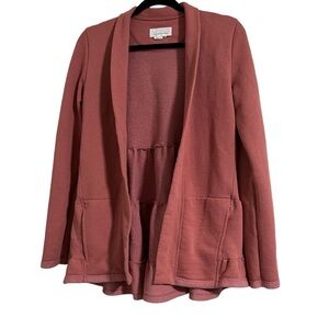 Anthropologie Pink Cardigan Small